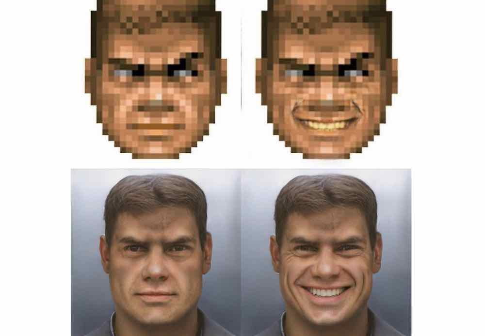 Doom Guy in echt: KI macht aus Pixelkonterfei ein realistisches Gesicht