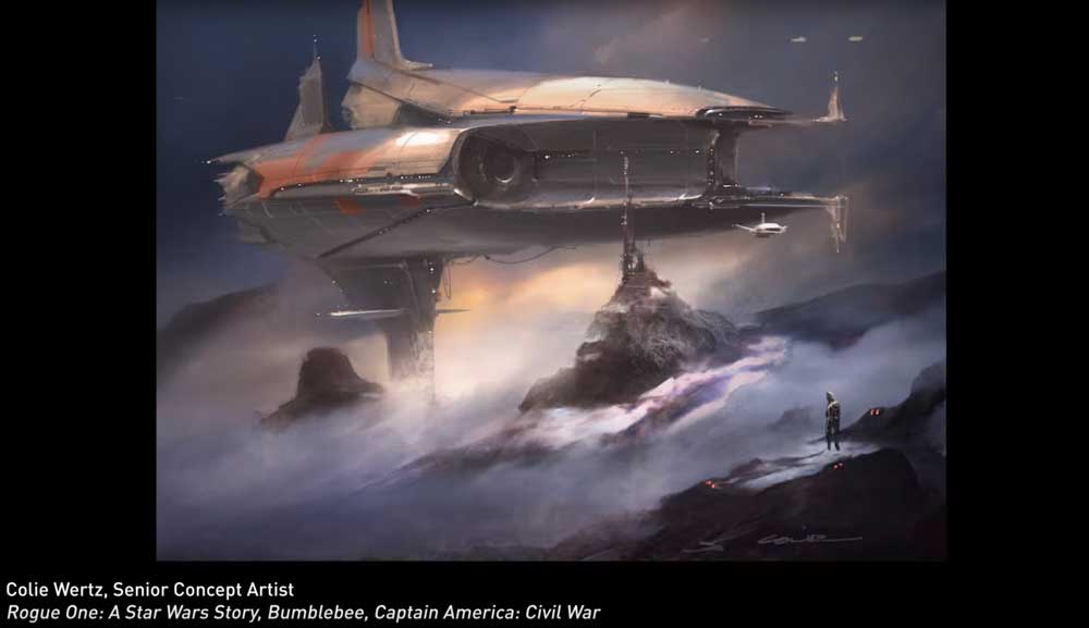 Ein Star-Wars-Künstler malt Landschaften mit Nvidias GauGAN.