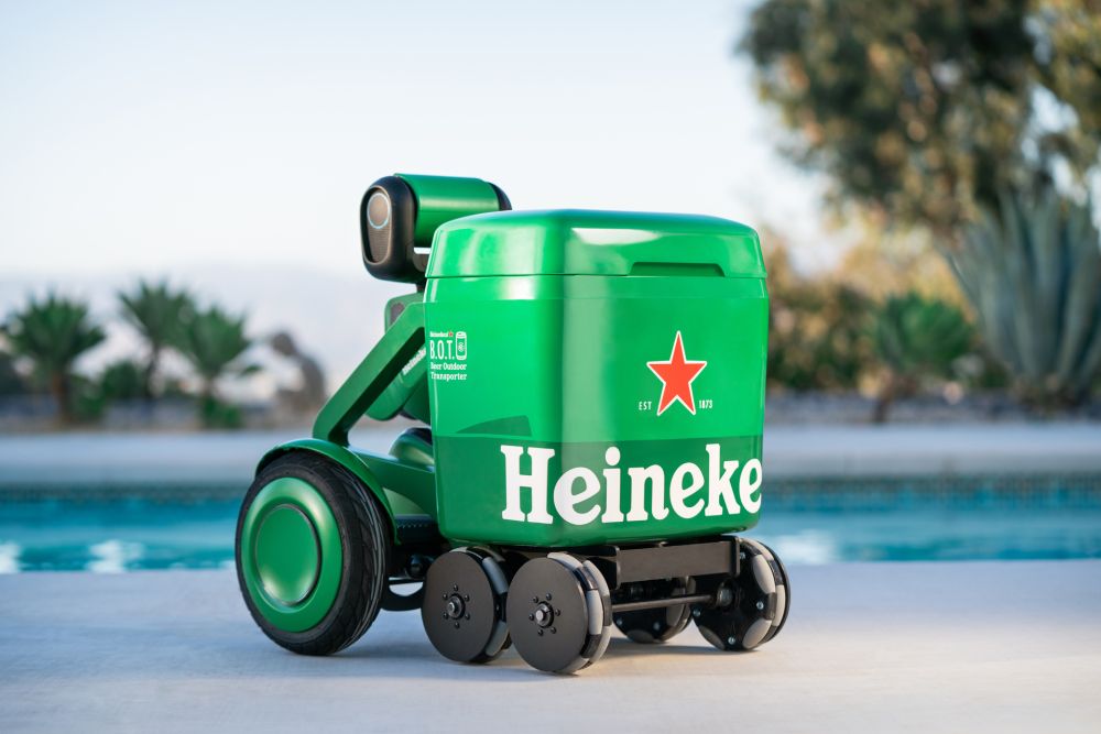 Der Heineken Roboter "Beer Outdoor Transporter".