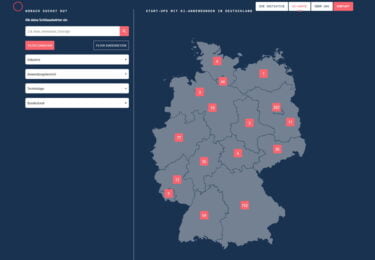 Deutschlands KI Start-ups auf einen Blick