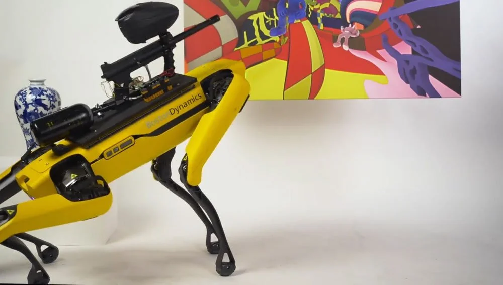 Boston Dynamics: Steuert Paintball-Spot mit dem Smartphone fern