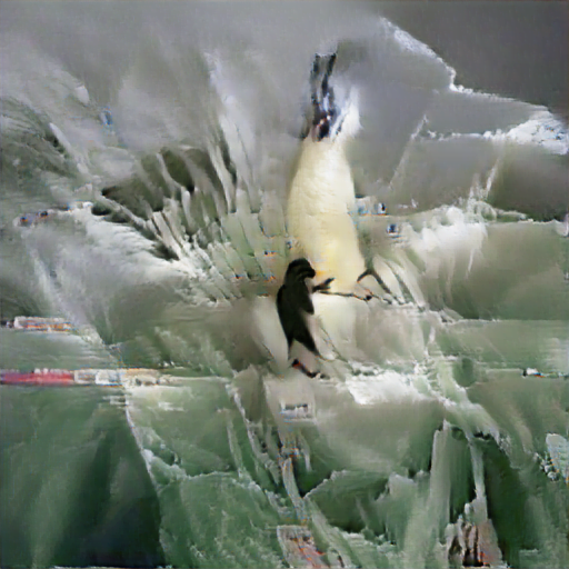 Verwendete Beschreibung: "a penguin surfing the web"