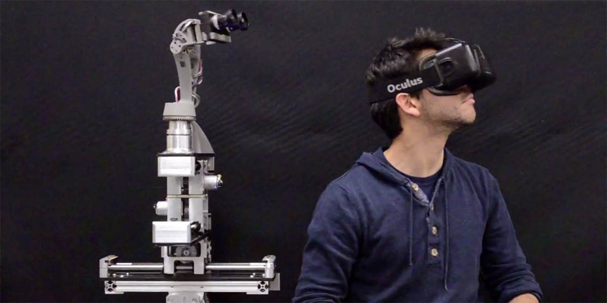 Roboter DORA lässt sich mit Oculus Rift fernsteuern