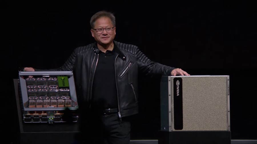 Nvidia stellt Deep-Learning-Supercomputer vor, macht Werbung für KI