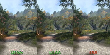 Nvidia DLAA: KI-Kantenglättung im Vergleichsvideo