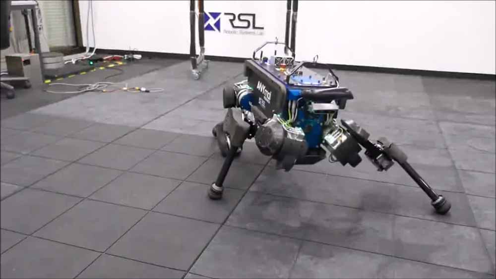 Robohund lernt laufen dank Künstlicher Intelligenz