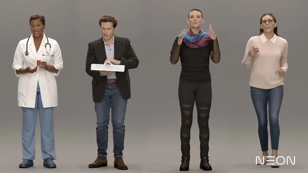 Samsung Neon Video geleakt: So sehen die digitalen Personen aus