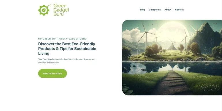 The site Fall created on the advice of ChatGPT.