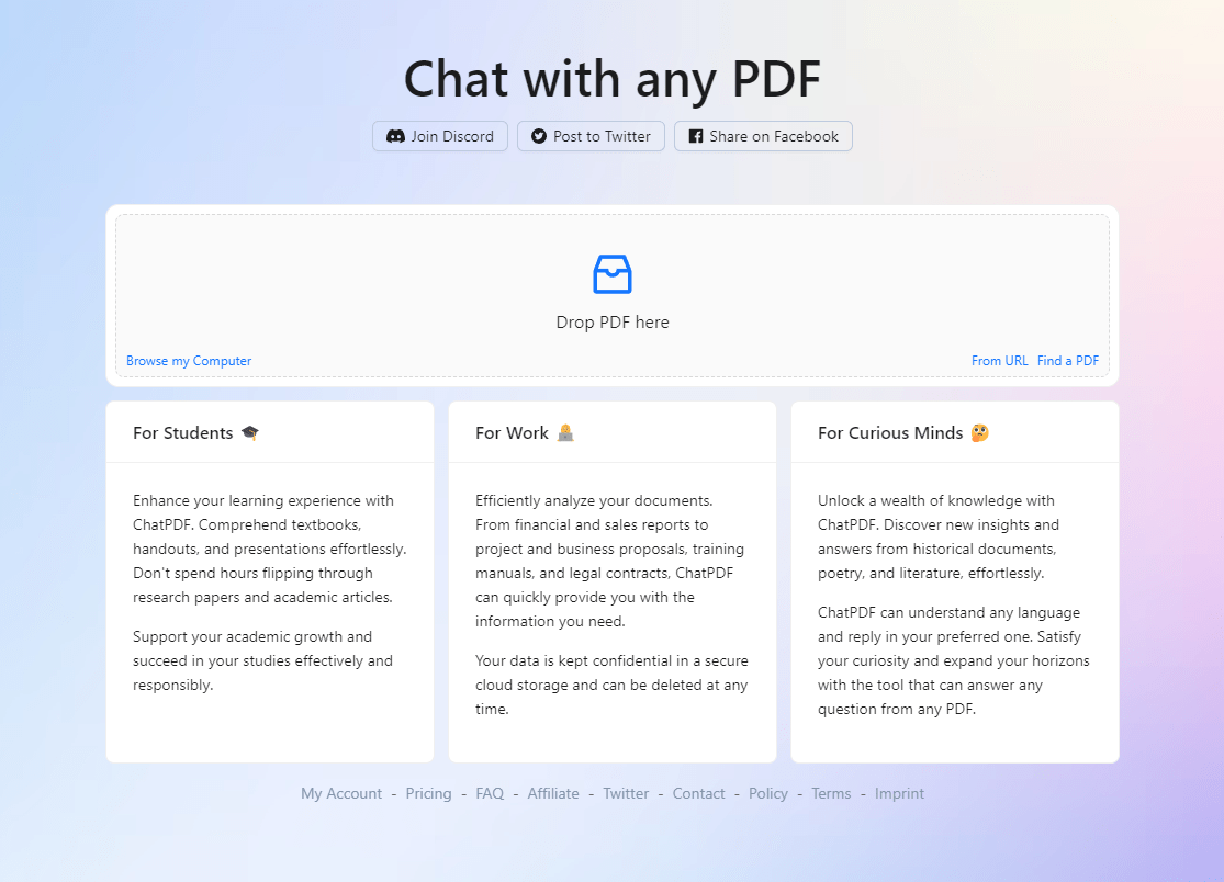 ChatPDF bringt die Fähigkeiten von ChatGPT für PDFs
