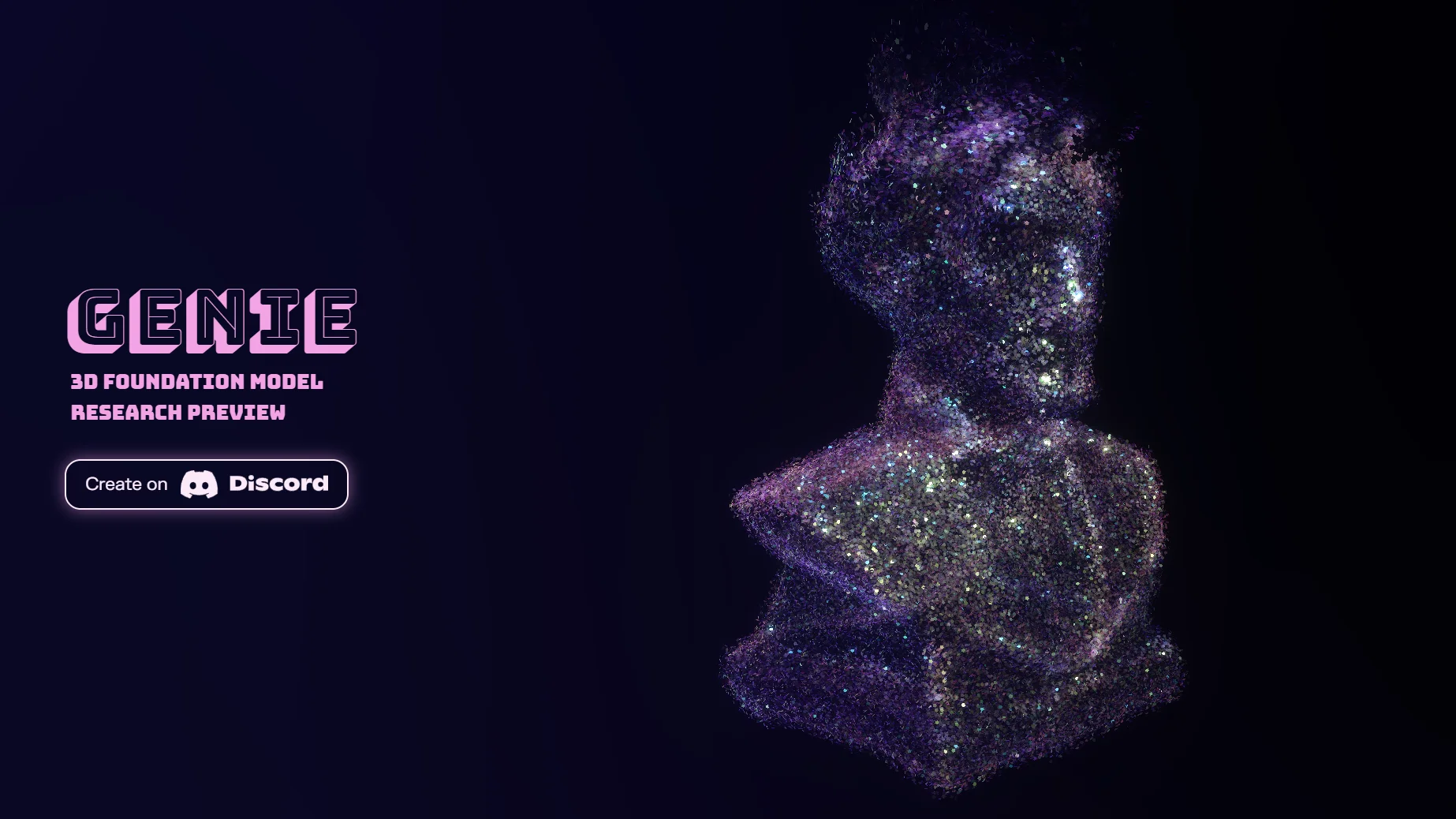 Genie von Luma AI ist ein kostenloser Text-zu-3D-Generator für Discord