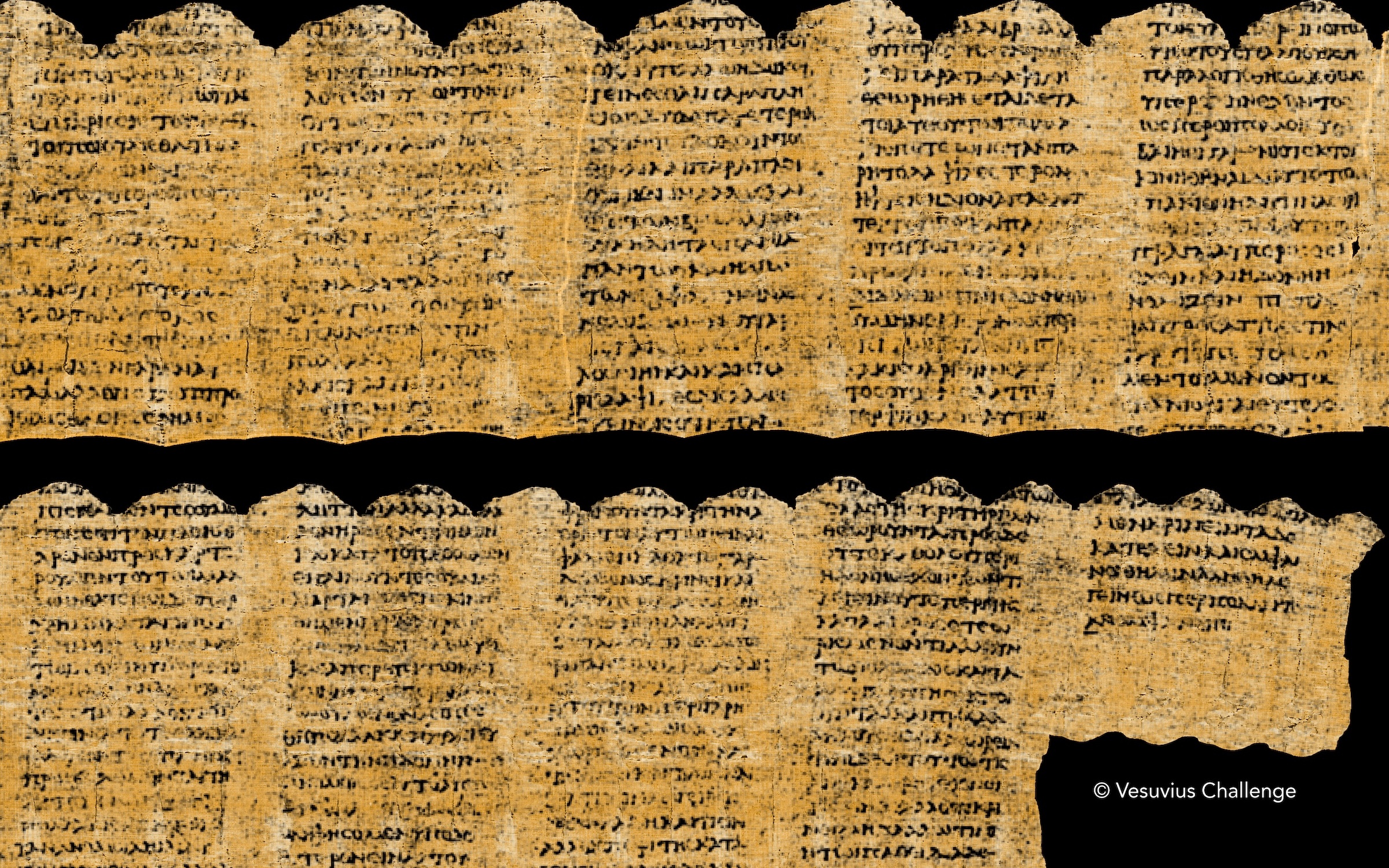 KI-Revolution in der Archäologie: Unbekannter Text aus verkohlten Papyri rekonstruiert