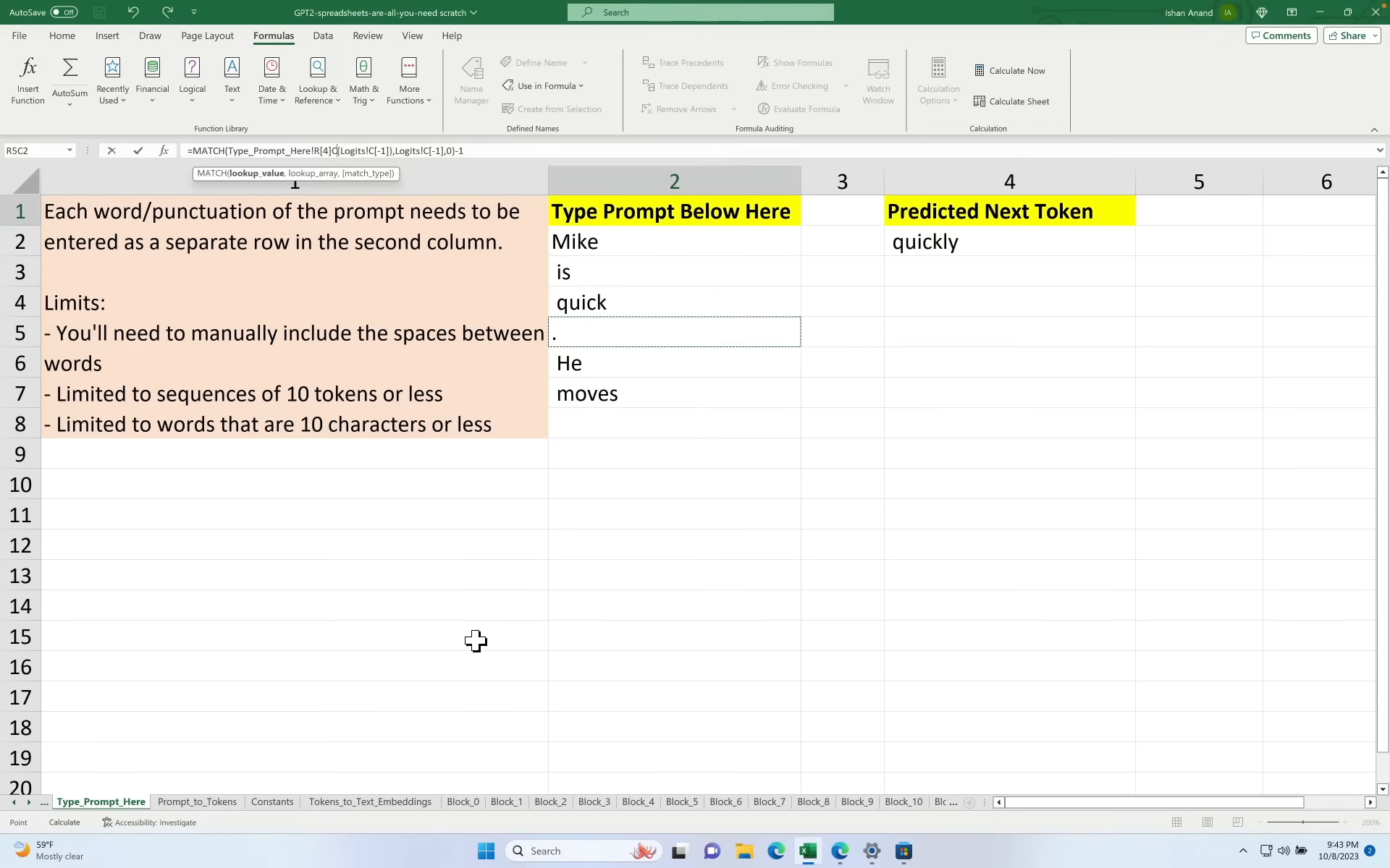 GPT-2 zum Anfassen: Entwickler macht Sprachmodell in Excel begreifbar