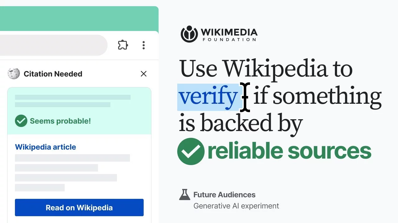 Wikipedias ChatGPT-App soll Informationen im Internet mit Wiki-Zitaten verifizieren