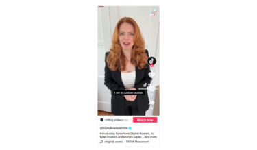 TikTok führt KI-Avatare für Werbung ein