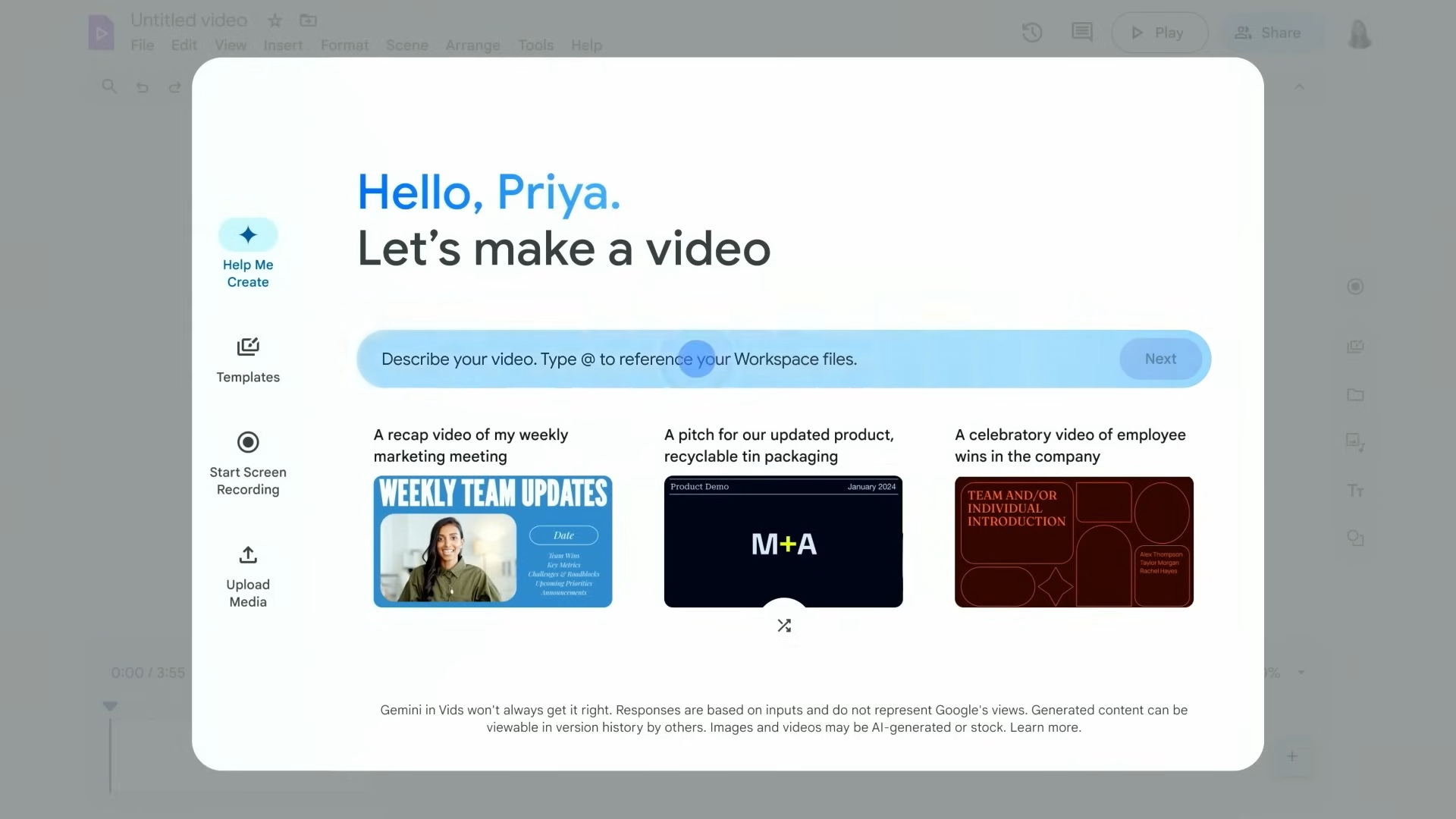 Google rollt KI-Video-App Google Vids in Workspace aus