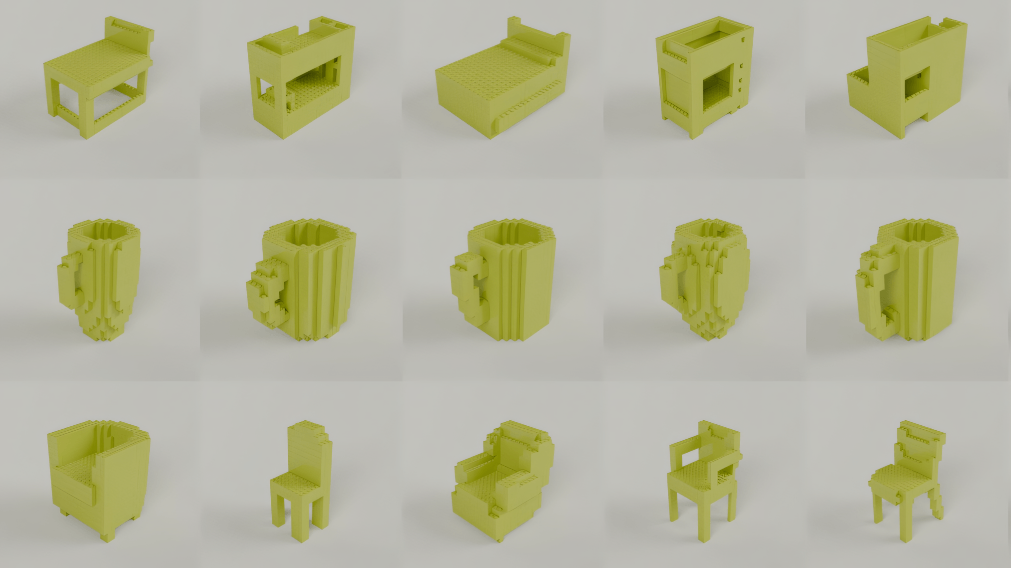 LegoGPT verwandelt Text in stabile Bauklötze - mit Physik-Check für jeden Stein