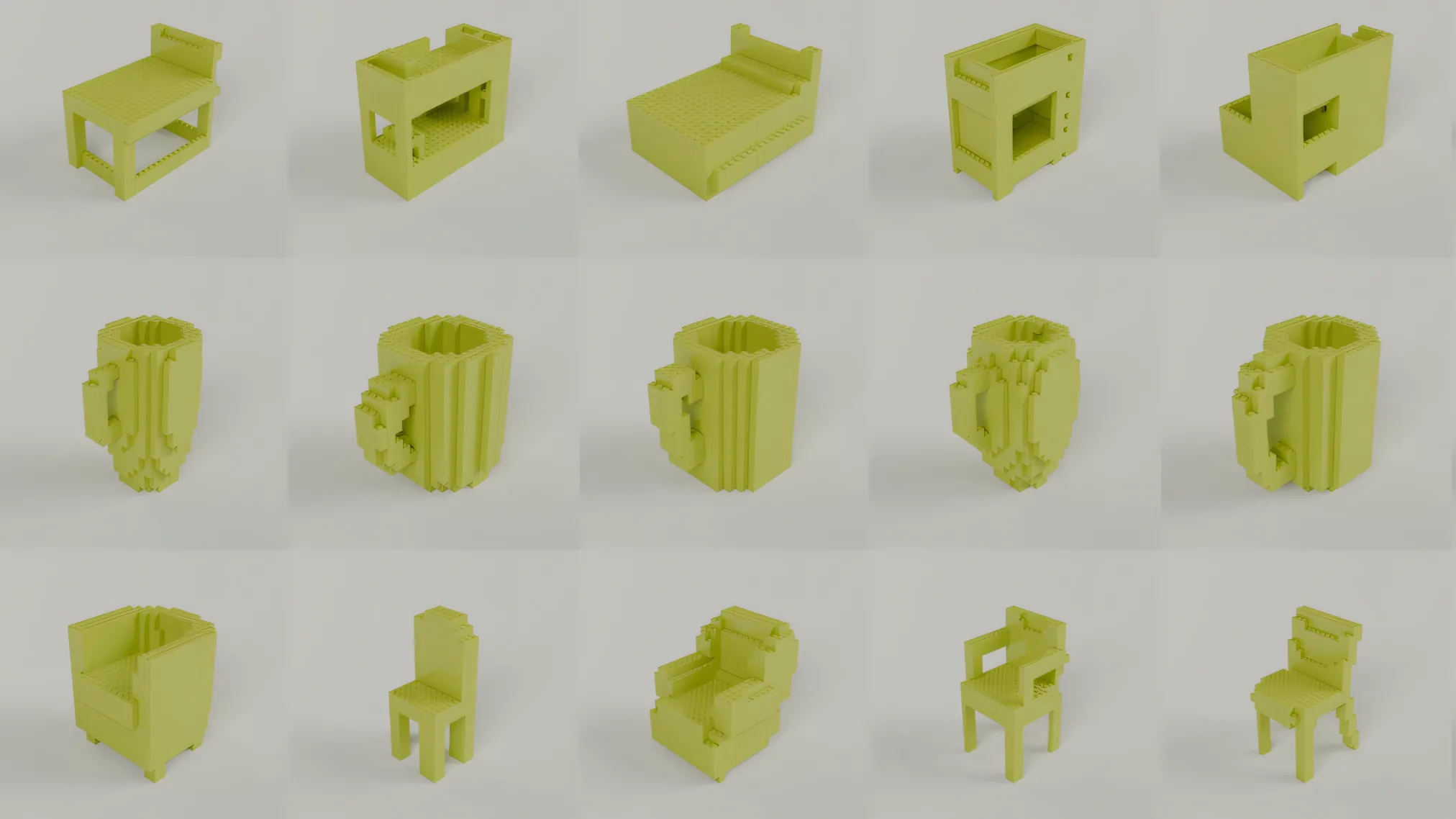 LegoGPT verwandelt Text in stabile Bauklötze - mit Physik-Check für jeden Stein