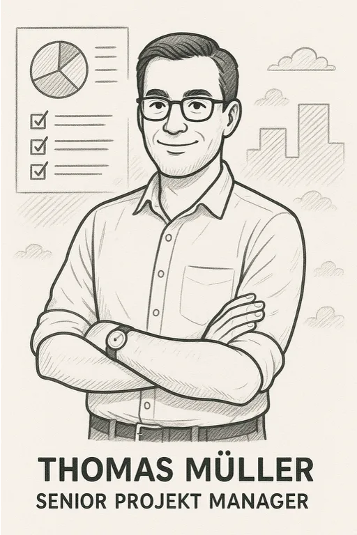 Illustration Projektmanager