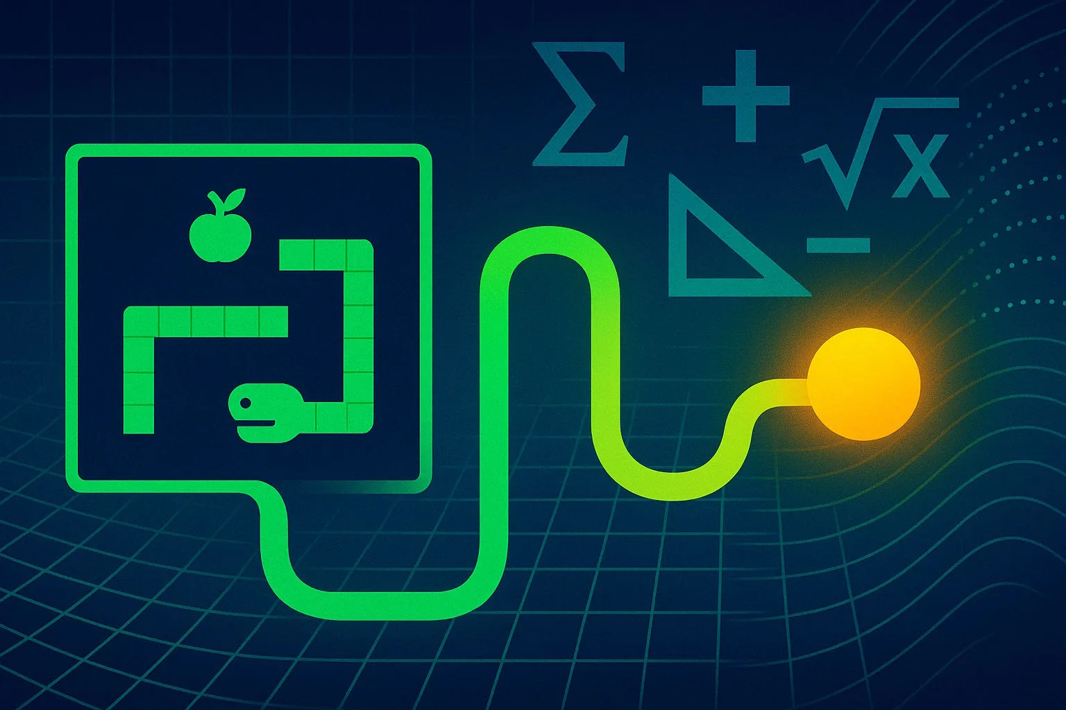 KI-Modell lernt mathematisches Denken durch Snake und Tetris-ähnliche Spiele
