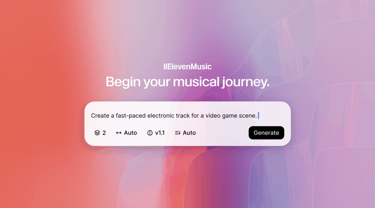 Elevenlabs startet KI-Musikgenerator für kommerzielle Nutzung