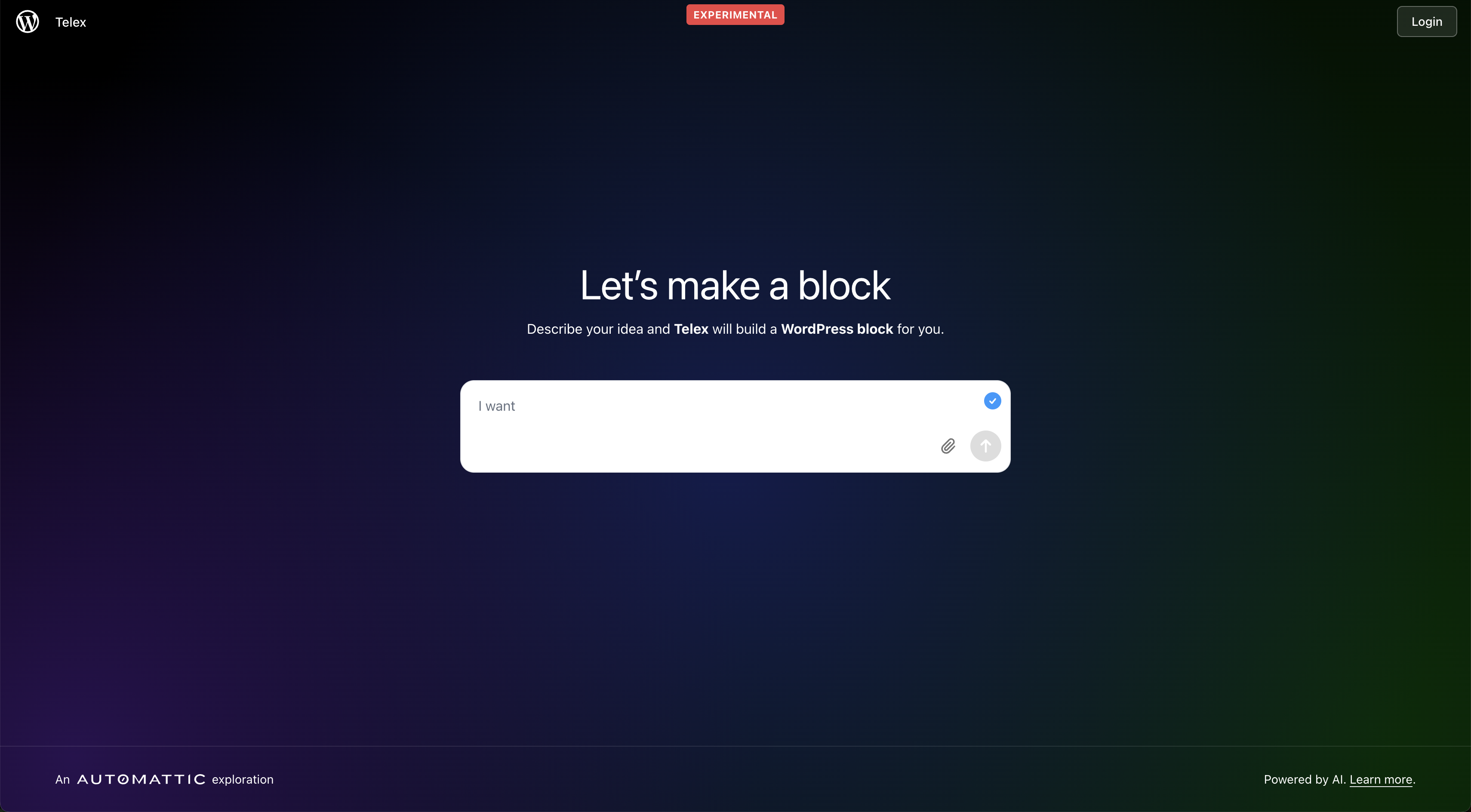 WordPress testet KI-Tool Telex zur automatischen Erstellung von Website-Elementen